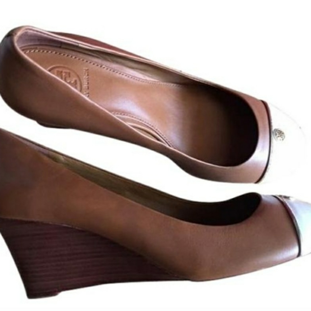 SOLD -Tory Burch Wedge Heels